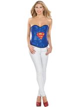 Supergirl Sequin Corset Woman Costume