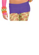 Solid Neon Purple Women Shorts