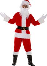 Plus Size Santa Claus Suit Men Costume