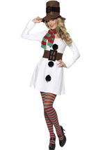 Adult Miss Snowman Women Costume