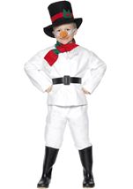 Kids Snowman Boys Costume