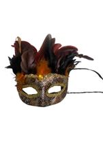Adult Masquerade Feather Mask  