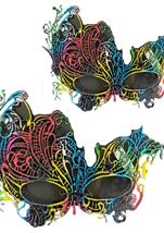 Adult Rainbow Lace Mask