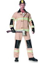 Adult Firefighter Plus Size Men Costume