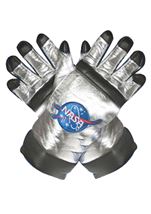 Astronaut NASA Silver Gloves