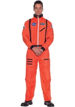 Astronaut Men Orange Costume