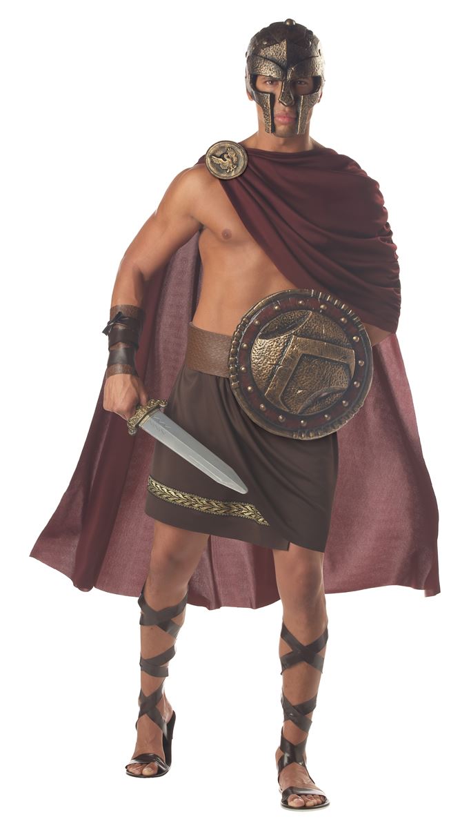 Adult Spartan Warrior Men Historical Costume 47.99 The Costume Land