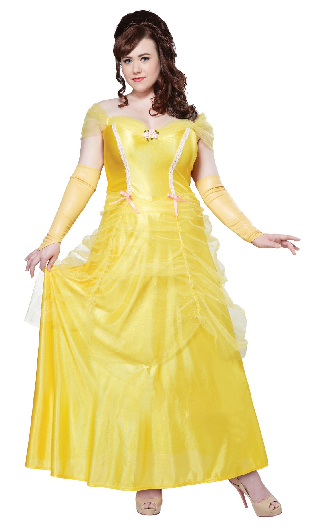 Adult Princess Beauty Women Belle Plus Costume 51.99