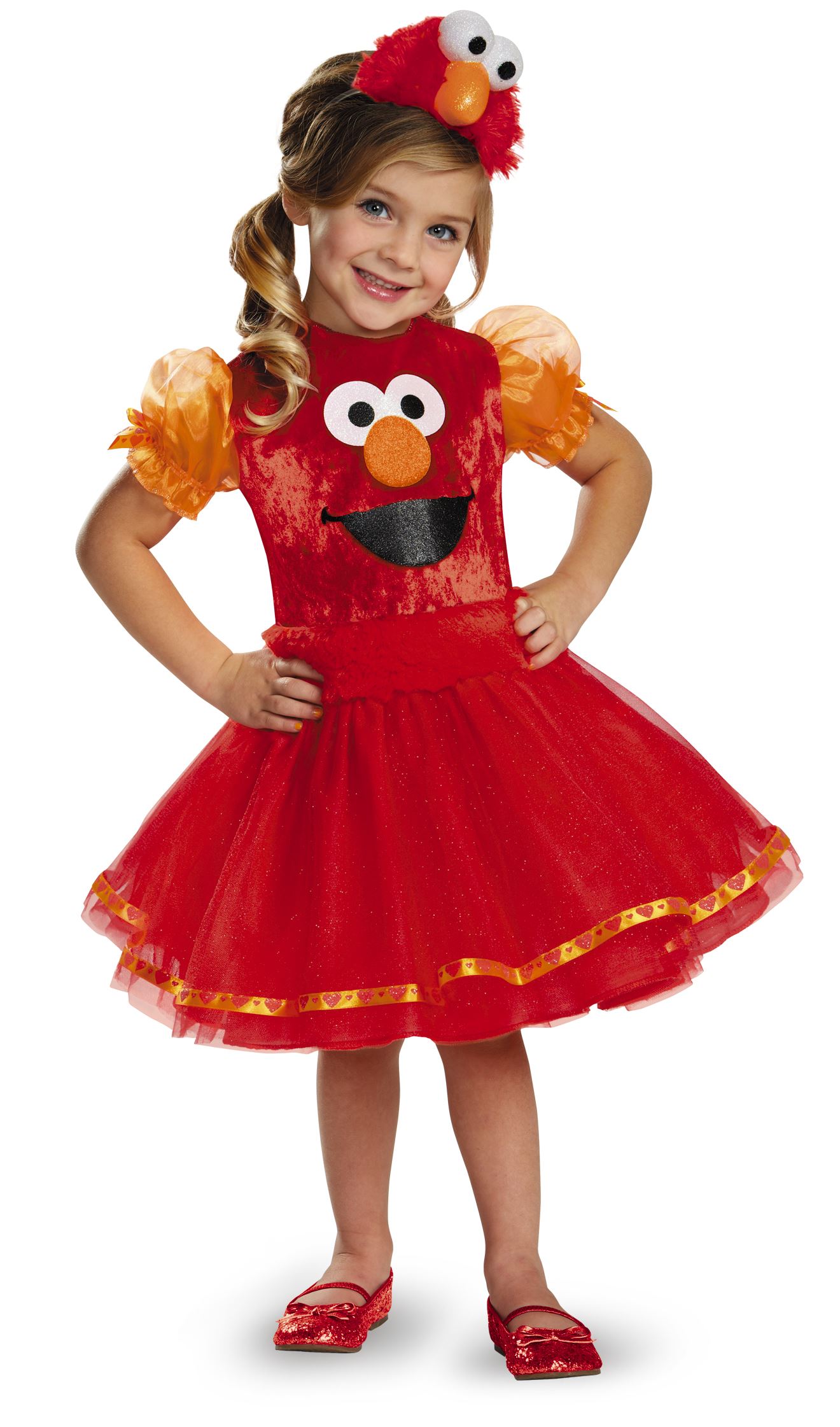 Kids Elmo Deluxe Girls Costume 41.99 The Costume Land