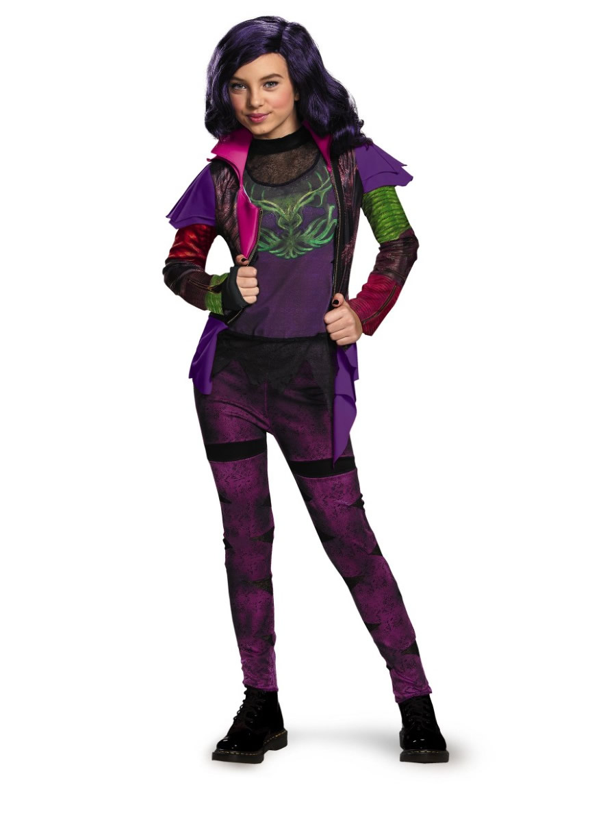 Kids Disney Descendants Mal Girls Costume 41.99 The Costume Land