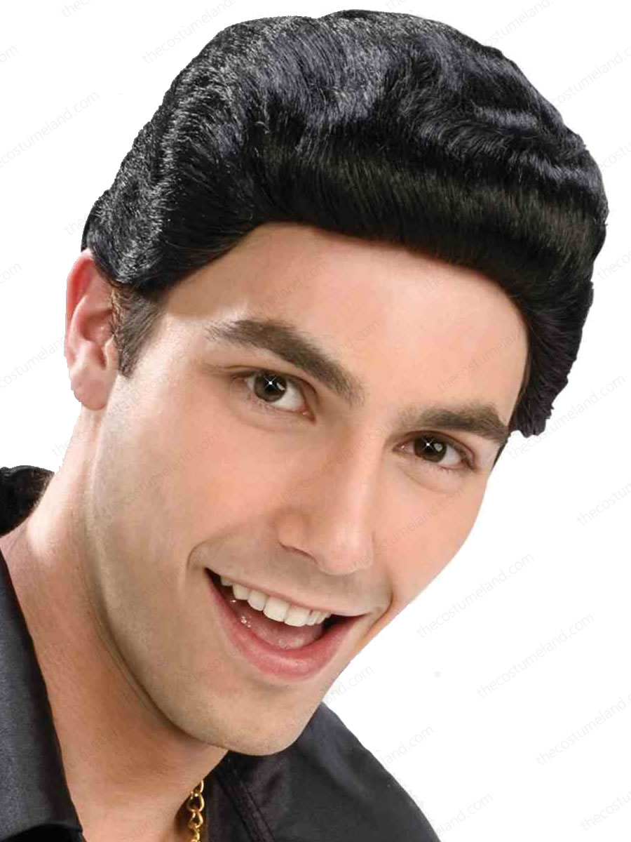 Adult 70s Disco Dude Men Black Wig 24.99 The Costume Land