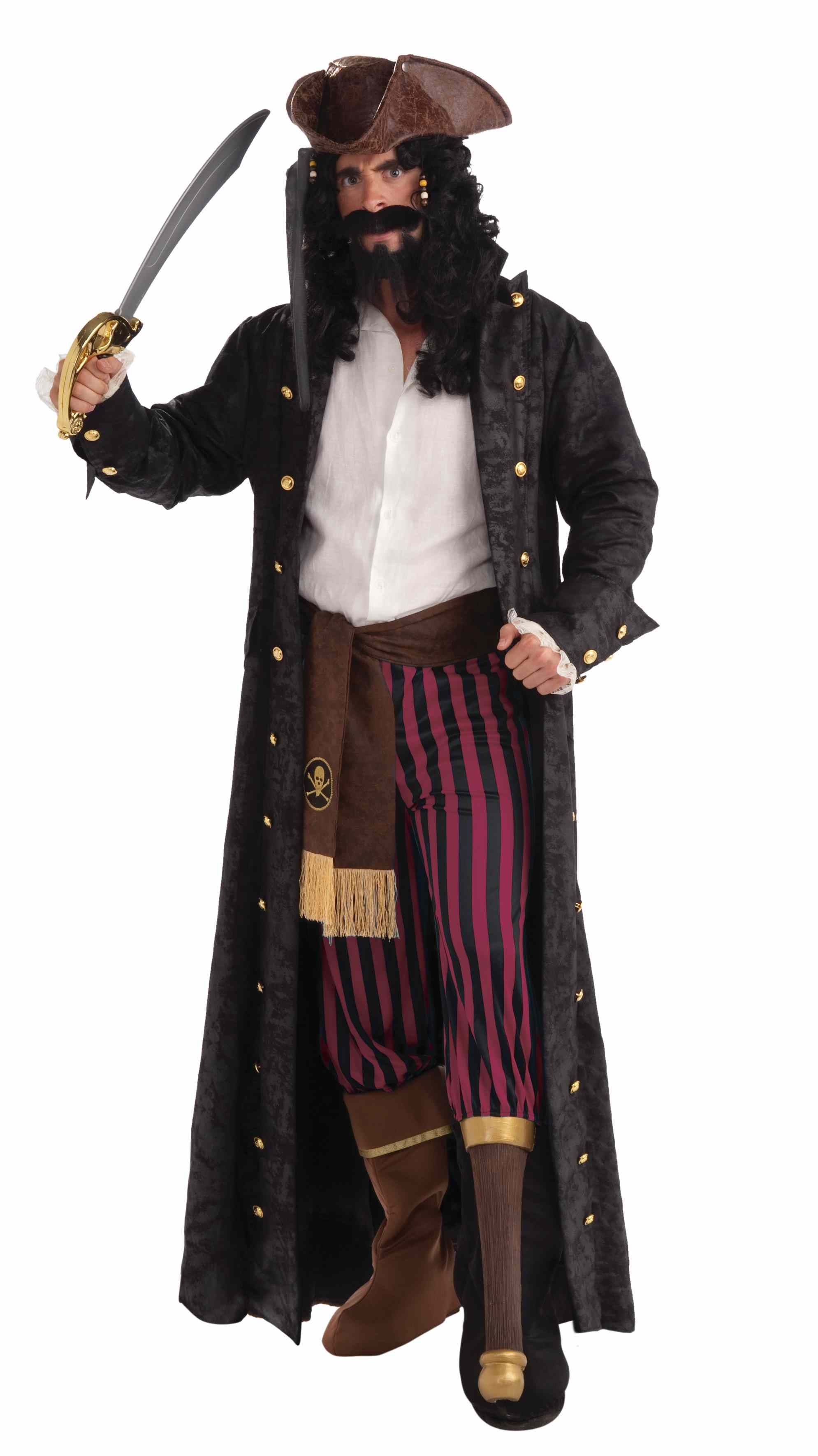 Adult Peg Leg Pirate Men Pirate Costume 97.99 The Costume Land