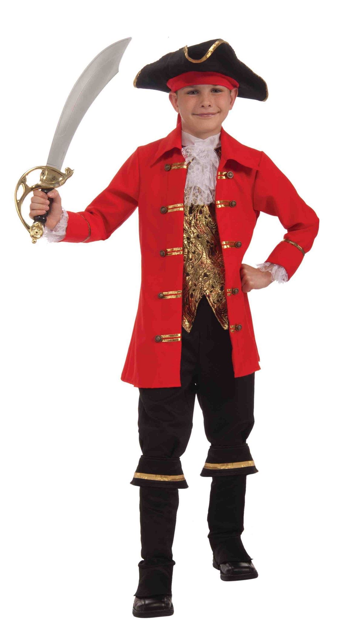 Kids Pirate Captain Cutlass Boys Deluxe Costume 38.99 The Costume Land