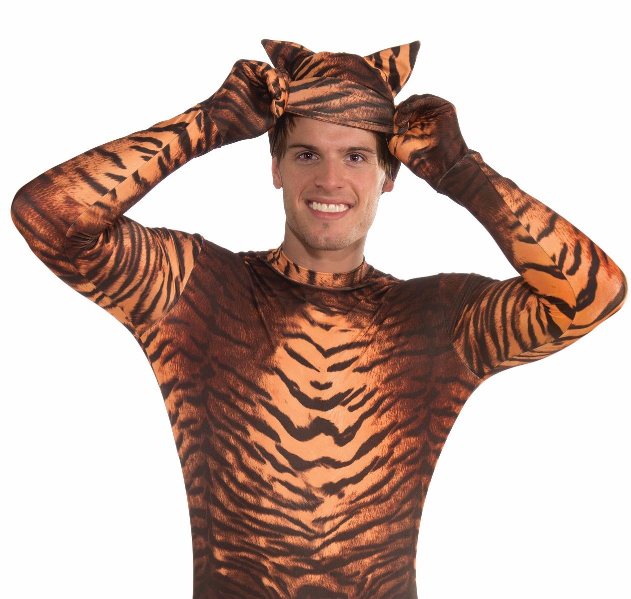 Tiger Outfit Adults
 Adult Tiger Bodysuit $44 99