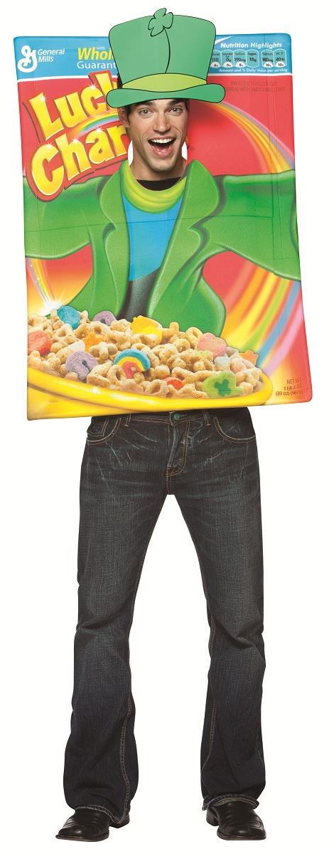 Lucky Charms Cereal Box Adult Costume