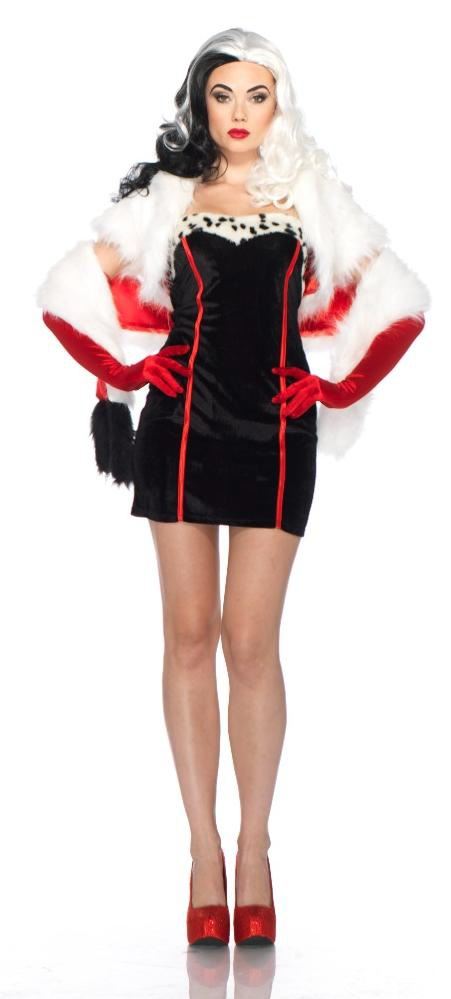 Adult Disney Villian Cruella Woman Deluxe Costume $9199 - Disney Halloween Costumes Adult Disney Villian Cruella Woman Deluxe Costume $9199 - Disney Halloween Costumes