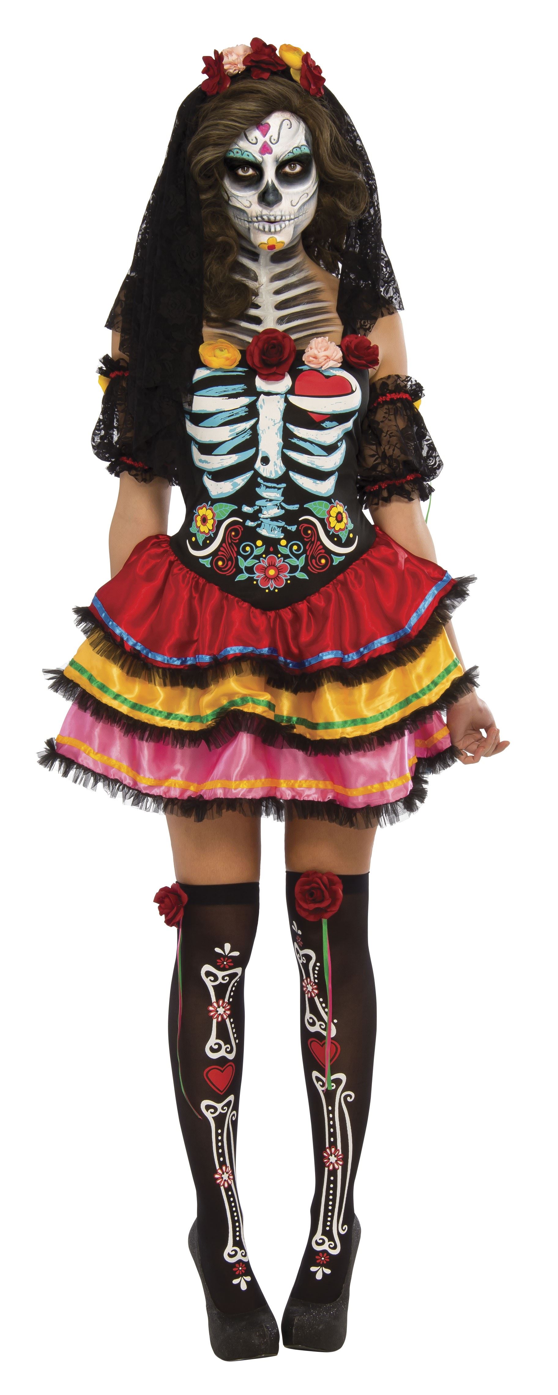 Halloween Femmes Déguisement Day of the Dead Senorita Voodoo adultes costumes