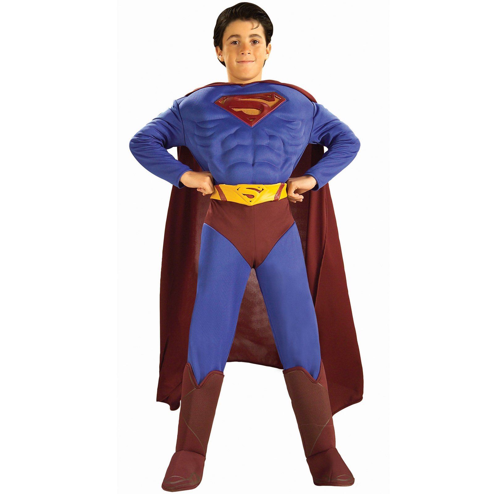 Superman Returns Deluxe Muscle Boys Halloween Costume  $34.99  The 