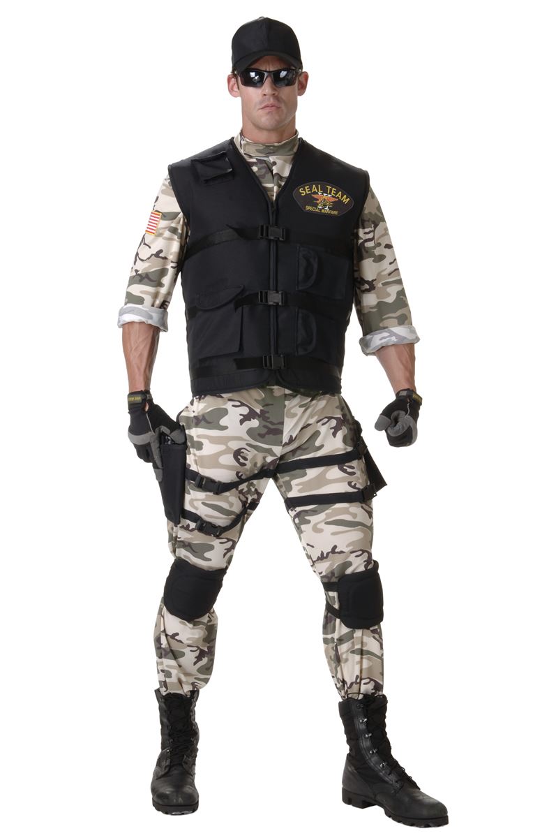 Adult Seal Team Men Army Costume 57.99 The Costume Land