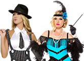 Womens Gangster and Flapper Costumes 