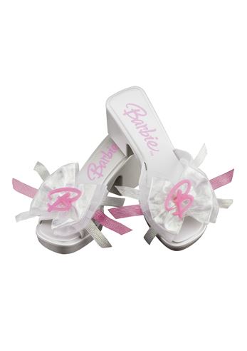white barbie shoes