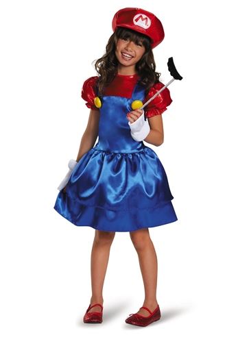 kids mario girls super mario costume