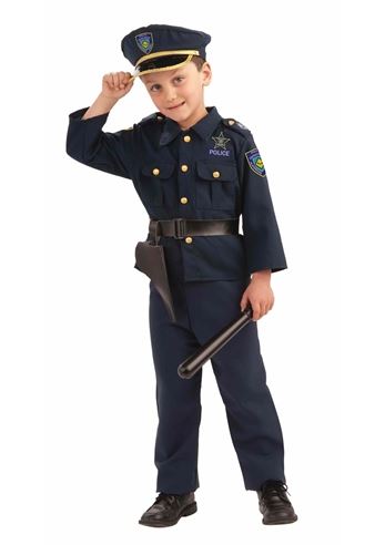 Kids Deluxe Boys Police Costume | $28.99 | The Costume Land