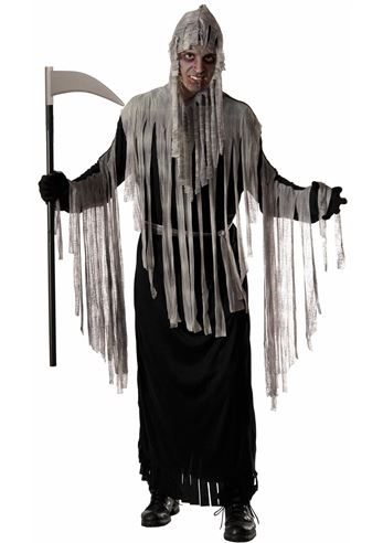 Adult Haunted Reaper Robe Men Halloween Costume | $20.99 | The Costume Land