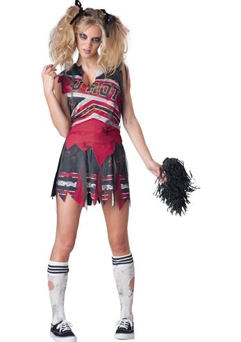 Adult Spiritless Zombie Cheerleader Women Costume | $41.99 | The ...