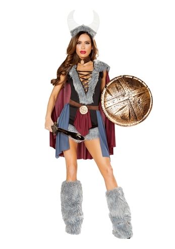 Shield Maiden Woman Roman Costume - This costume Includes Lace-Up Dress wit...