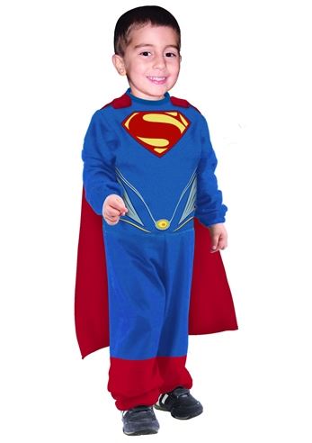 Kids Man Of Steel Super Man Toddler Boys Costume | $19.06 | The Costume ...