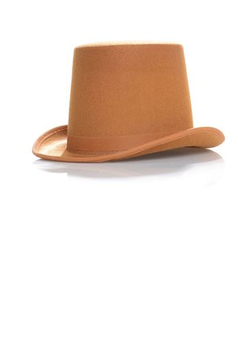 brown top hat costume