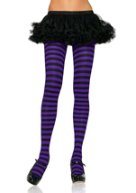 Nylon Stripe Tights
