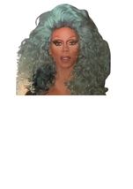 Rupaul Teal The Show Wig Blue