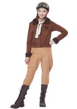 Amelia Earhart Girls Costume