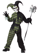 Evil Jester Boys Costume