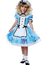 Alice in Wonderland Girls Costume