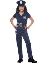 Cute Cop Girls Costume