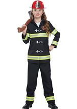 Kids Chief Firefighter Unisex Costume