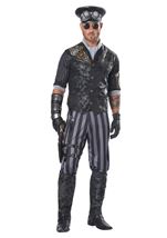 Steampunk Commander Men Deluxe Costume