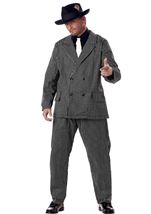Gangster Men Plus Size Costume