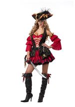 Spanish Pirate Plus Size Women Costume
