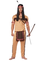 Adult Native American Brave Men Costume