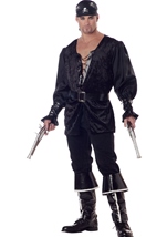 Black Heart The Pirate Men Costume