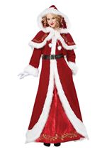 Adult Deluxe Mrs Claus Women Costume 