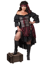 Plus Pirate Wench Women Costume