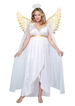 Plus Guardian Angel Women Costume