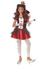 Kids Queen Of Hearts Tween Girls Costume