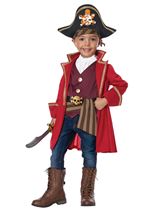Kids Sea Captain Boys Pirate Costume