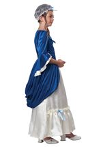 Kids Colonial Era Girls Costume